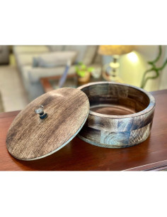 Soporte para Tortillas y Rotis Hecho a Mano El Gran Bazar Indio 23 cm 2