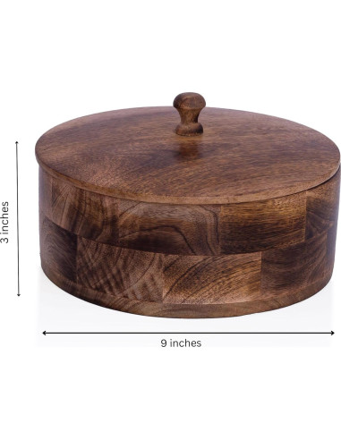 Soporte para Tortillas y Rotis Hecho a Mano El Gran Bazar Indio 23 cm