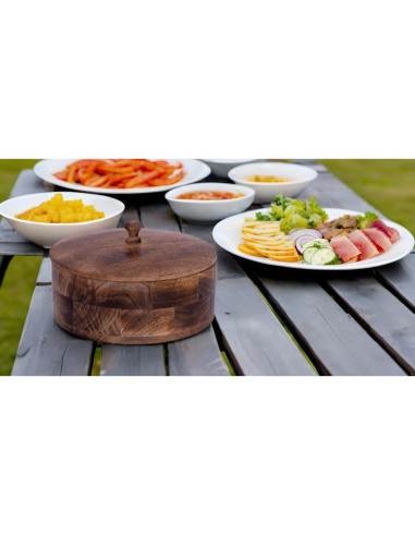 Soporte para Tortillas y Rotis Hecho a Mano El Gran Bazar Indio 23 cm