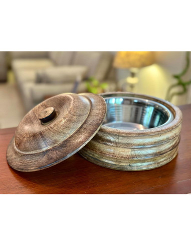 Cesta Calentadora de Tortillas El Gran Bazar Indio 23 cm