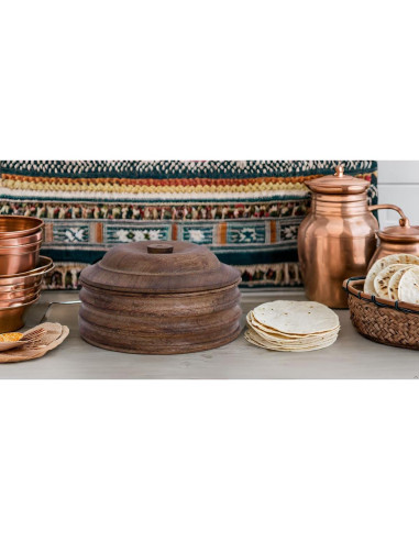 Cesta Calentadora de Tortillas El Gran Bazar Indio 23 cm