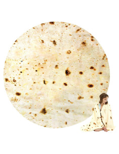 Manta Tortilla Burritos 2.0 Hommtina 160 cm Suave Franela