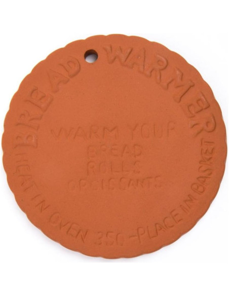 Calentador de Pan Fox Run de Terracota 12.07 cm Redondo