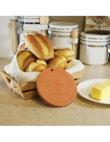 Calentador de Pan Fox Run de Terracota 12.07 cm Redondo