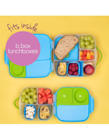 Tazas de Snack de Silicona b.box - Paquete de 2, Apta para Microondas y Lavavajillas