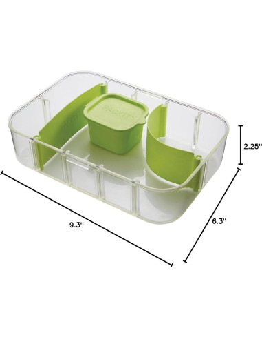Contenedor de Almacenamiento Flex Bento PackIt 1.6L Lima Punch