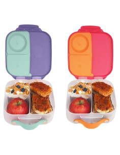 Caja de Almuerzo Mini b.box 2 Unidades 1L A Prueba de Fugas