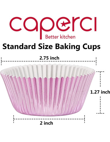 Forros de Cupcake Caperci Orquidea Púrpura 150 Unidades