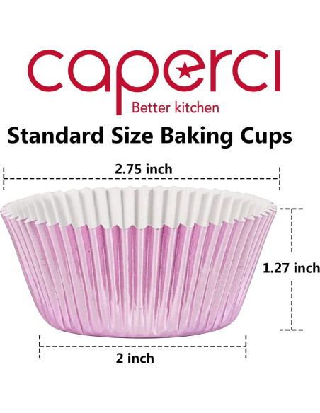 Forros de Cupcake Caperci Orquidea Púrpura 150 Unidades