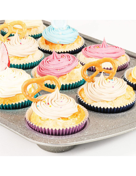 Forros de Cupcake Caperci Orquidea Púrpura 150 Unidades