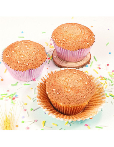 Forros de Cupcake Caperci Orquidea Púrpura 150 Unidades