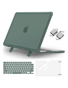 Funda Dura Mosiso para MacBook Air 13.6 Verde Esmeralda
