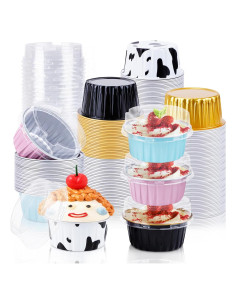 Moldes de Hornear de Aluminio RETON 100 pcs 5oz 125ml