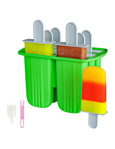Moldes de Silicona para Paletas Bongpuda 6 Cavidades Verde