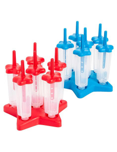 Moldes de Paletas Patrióticas Fun Express 2 Piezas 16.5 cm