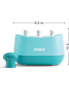 Fabricante de Paletas Rápido ZOKU Azul, 3 Paletas en 7 Minutos 2