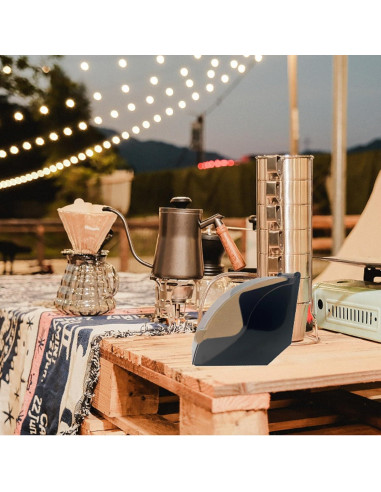 Soporte para Filtros de Café MIAO JIN con Tapa a Prueba de Polvo