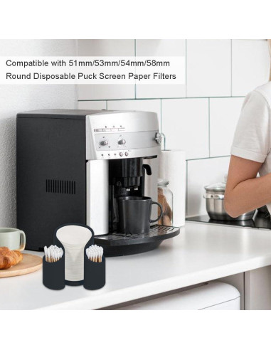 Soporte Organizador para Papel de Filtro de Café OULIGET - Negro