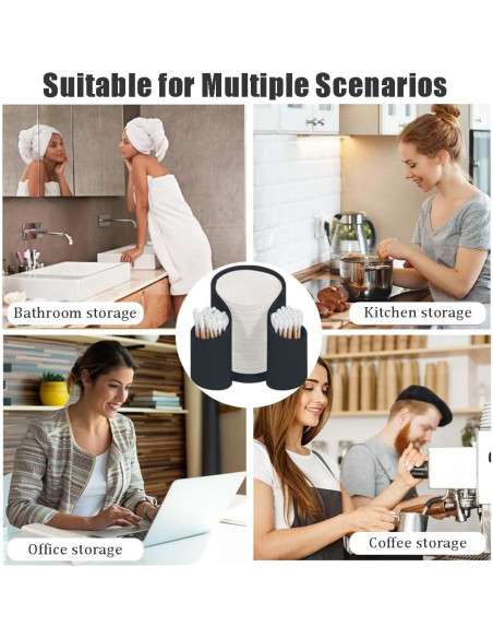 Soporte Organizador para Papel de Filtro de Café OULIGET - Negro