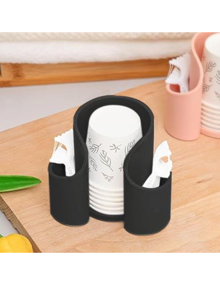 Soporte Organizador para Papel de Filtro de Café OULIGET - Negro