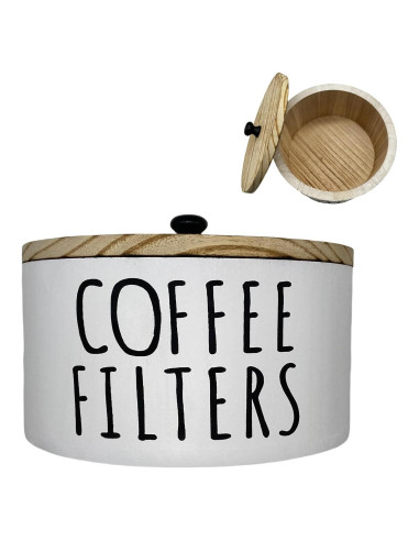 Soporte para Filtros de Café LONG TAO 15.5x15.5cm Madera