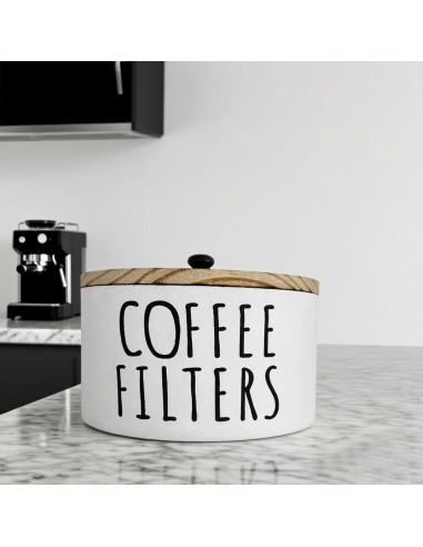 Soporte para Filtros de Café LONG TAO 15.5x15.5cm Madera