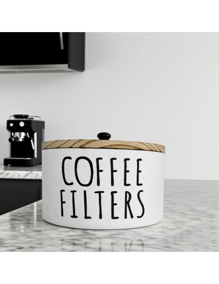 Soporte para Filtros de Café LONG TAO 15.5x15.5cm Madera