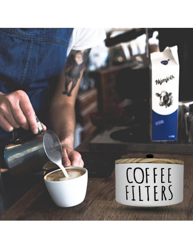 Soporte para Filtros de Café LONG TAO 15.5x15.5cm Madera