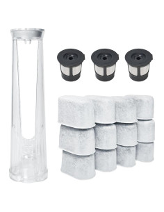 Soporte de Filtro de Agua PureSturdy + 12 Filtros para Keurig
