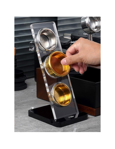 Soporte de Exhibición para Canasta de Filtro IKAPE 54mm/58mm