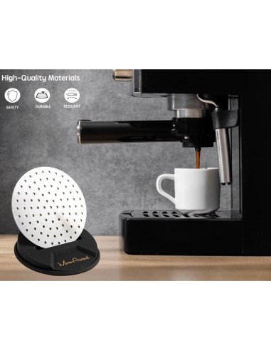 Soporte de Pantalla de Puck de Café DZ-1 - Silicona Negra