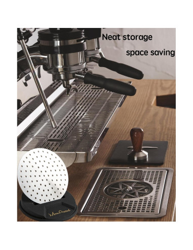 Soporte de Pantalla de Puck de Café DZ-1 - Silicona Negra