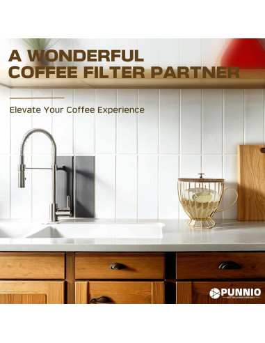 Cesta de Almacenamiento para Filtros de Café PUNNIO CFH-E1 Dorado