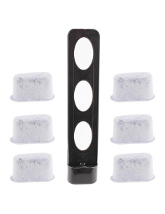 Soporte de Filtro de Agua Anbige con 6 Filtros de Carbón