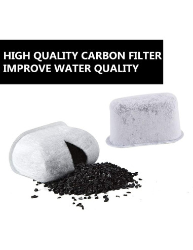 Soporte de Filtro de Agua Anbige con 6 Filtros de Carbón