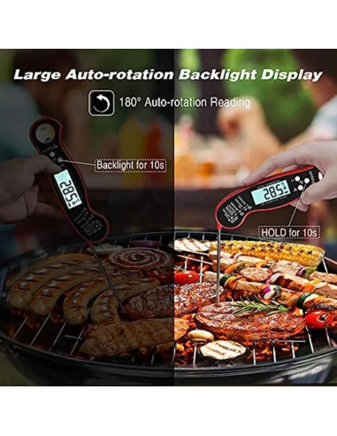 Termómetro Digital de Cocina FL RWT-FM001 Impermeable IP67