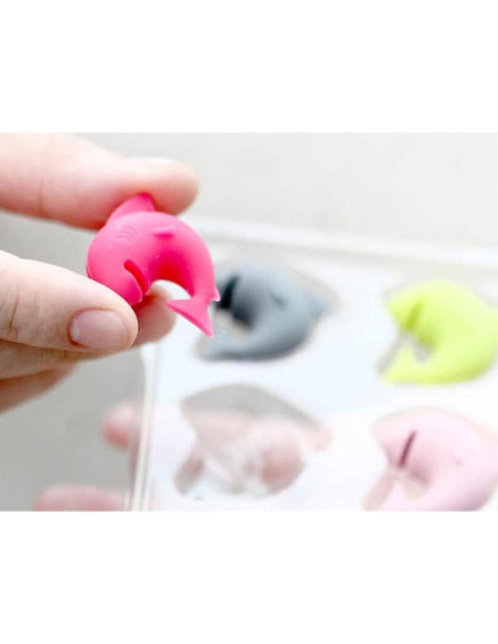 Juego de 6 Marcadores de Copas de Vino Silicona Golandstar