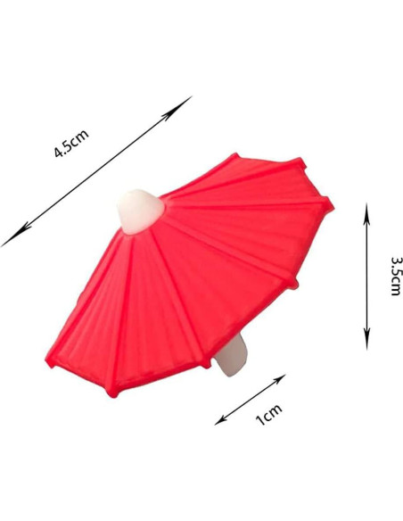 Juego de 6 Marcadores de Copas de Vino Silicona Golandstar