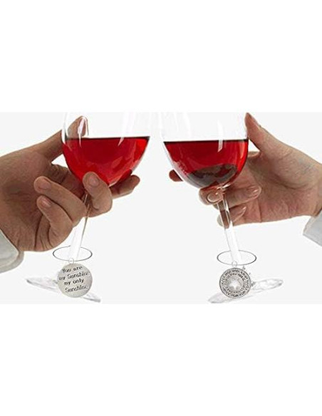 20 Encantos para Copas de Vino CNYMANY - Decoración Temática