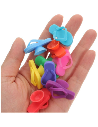 Marcadores de copas de vino HEMOTON 9 piezas silicona zapatilla