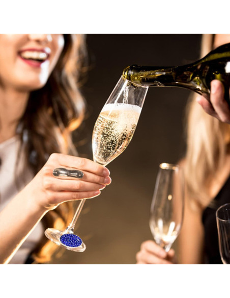 Encantos para Copas de Vino LiPang 16 Piezas Brillantes