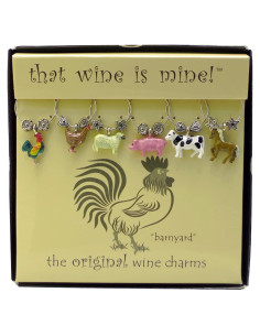 Conjunto 6 Encantos de Vino Granja Cosas de Vino WT-1439P