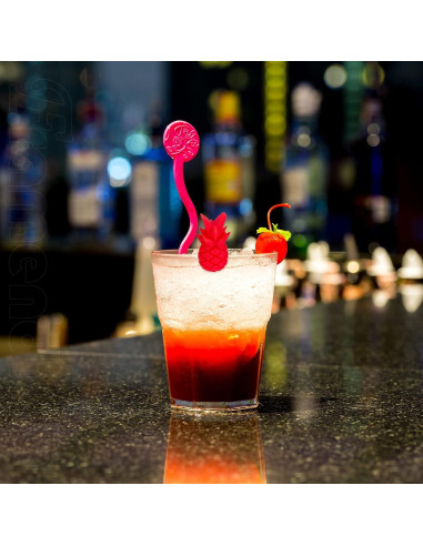 12 Marcadores de Bebida de Piña Silicona Framendino