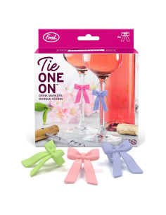 Set de 6 Marcadores de Bebida en Silicona Fred Tie One On
