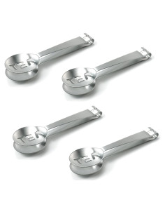 Paquete de 4 Sujetadores de Bolsas de Té Acero Inoxidable Meisuitd