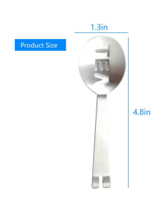 Paquete de 4 Sujetadores de Bolsas de Té Acero Inoxidable Meisuitd 2