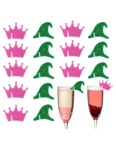 Set de 20 Marcadores de Bebida CuddleJunk - Coronas y Sombreros