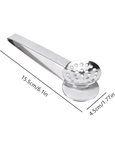 Exprimidor de Bolsas de Té UQUABESO Acero Inoxidable 2 Piezas