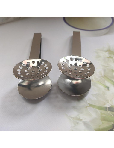 Exprimidor de Bolsas de Té UQUABESO Acero Inoxidable 2 Piezas