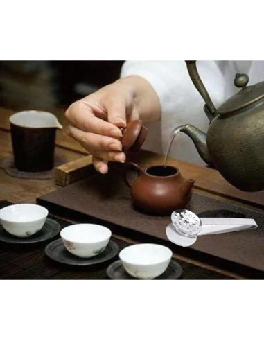 Exprimidor de Bolsas de Té UQUABESO Acero Inoxidable 2 Piezas